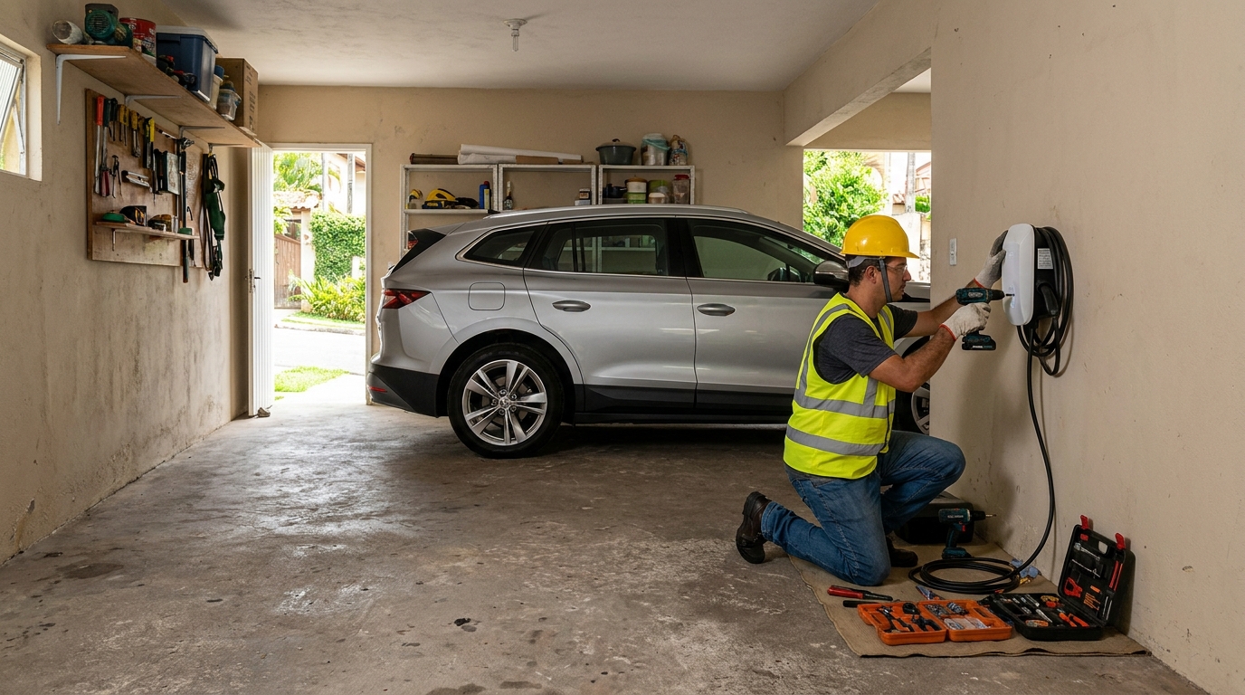 Instalação em Garagem ou Condomínio no Mandacaru, Maringá‑PR