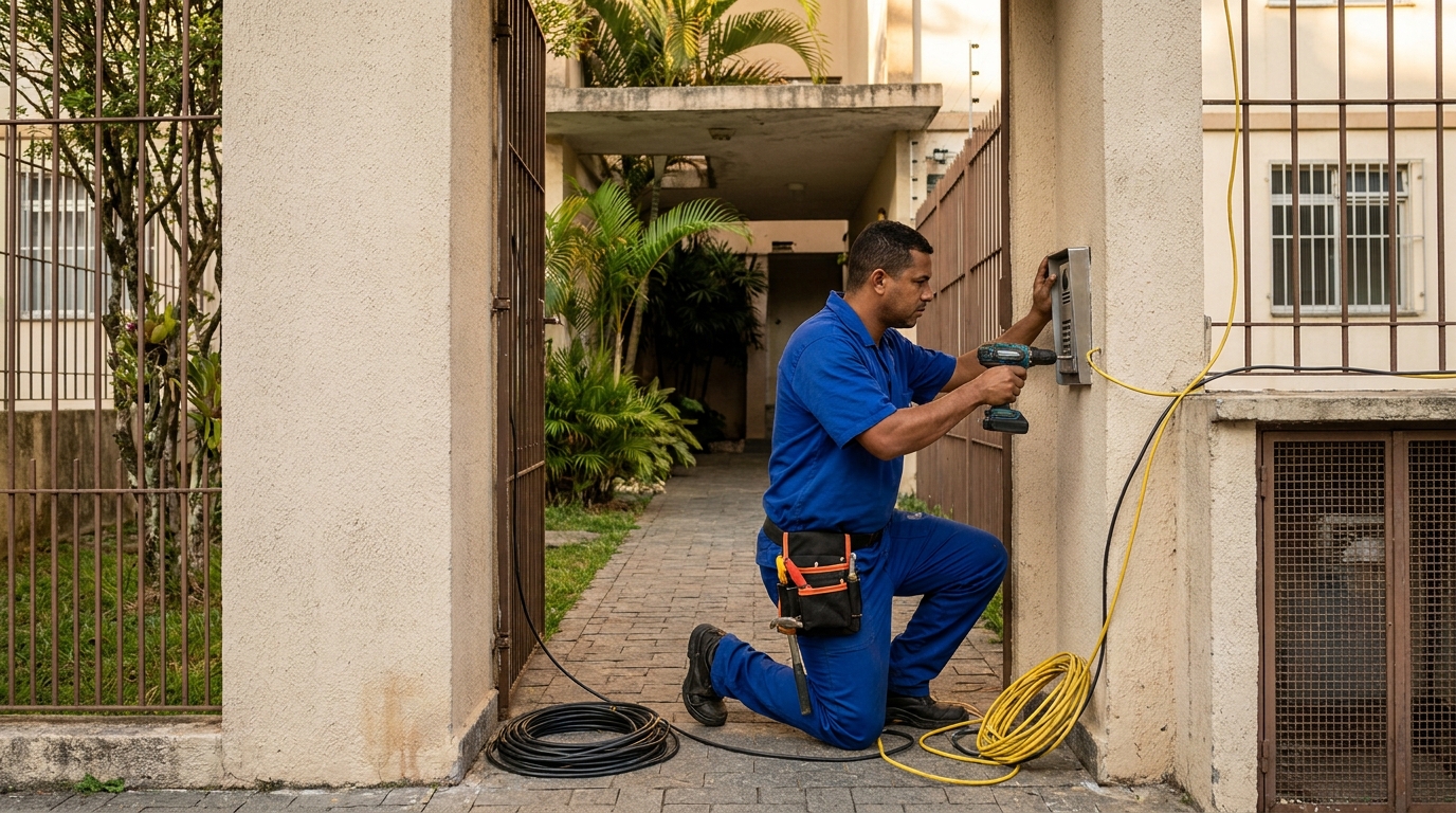 Troca de Cabeamento no Jardim Glória, Maringá‑PR